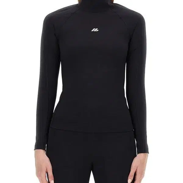 [BUNJANG] Balenciaga Activewear Turtleneck Top Black / [S] 발렌시아가 엑티브웨어 터틀넥 탑 블랙 (세컨스킨)