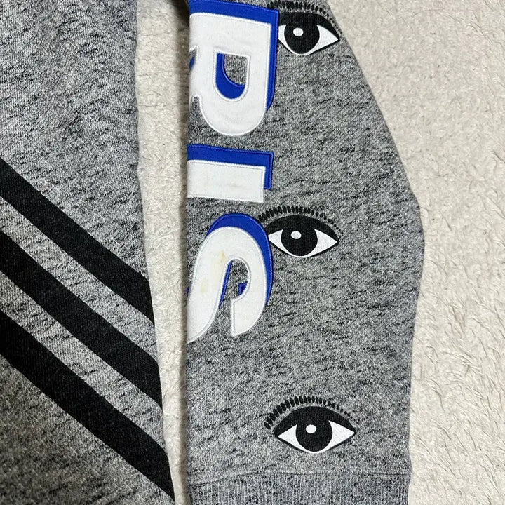 [BUNJANG] KENZO Gray Printed Sweatshirt XL / KENZO 겐조 그레이 프린팅 맨투맨 티셔츠 기모 xl