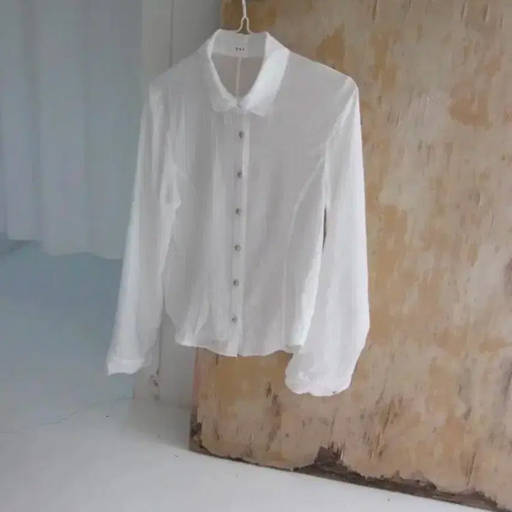[BUNJANG] DAD White Sheer Shirt / 디에이디 제작셔츠