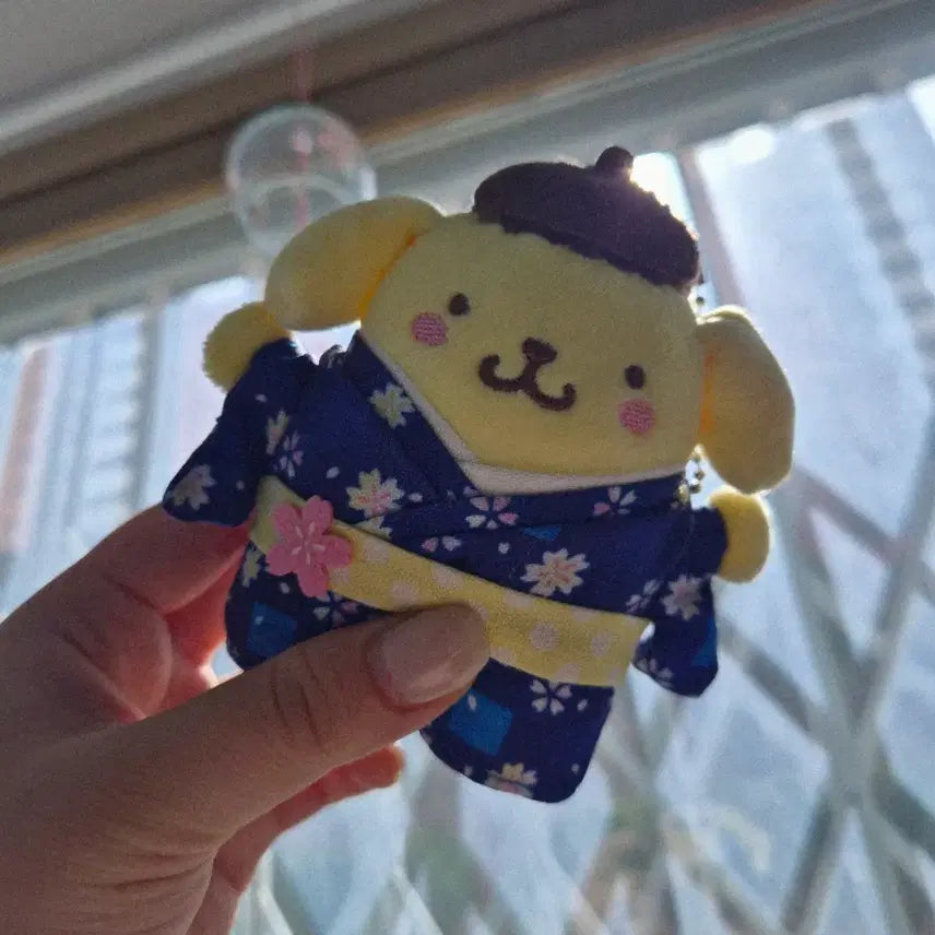 [BUNJANG] Sanrio Pompompurin Plush Keyring / 새상품,정품) 폼폼푸린 키링/인형/산리오