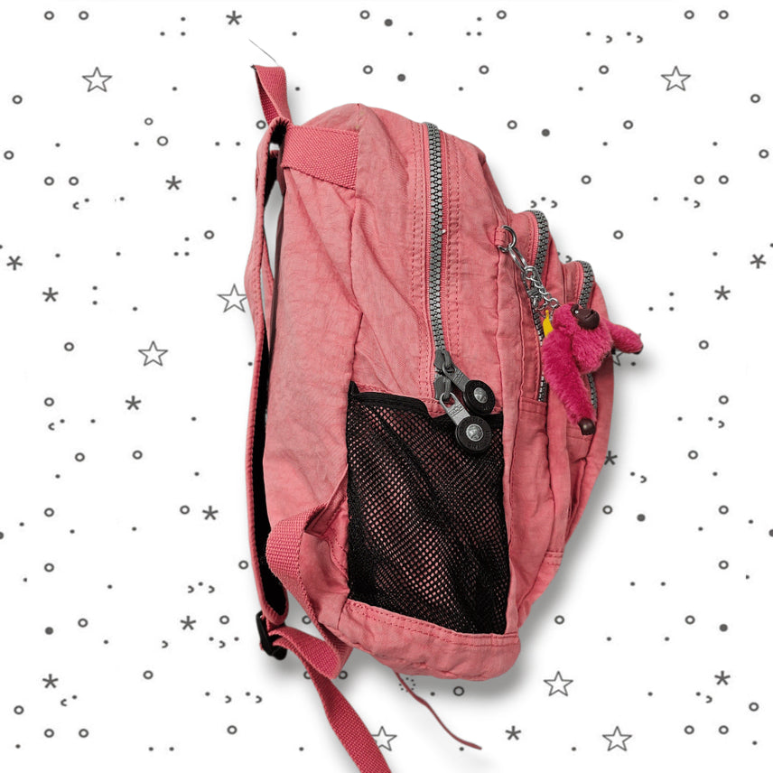 [BUNJANG] Kipling Pink Backpack / Kipling 키플링 핑크 백팩