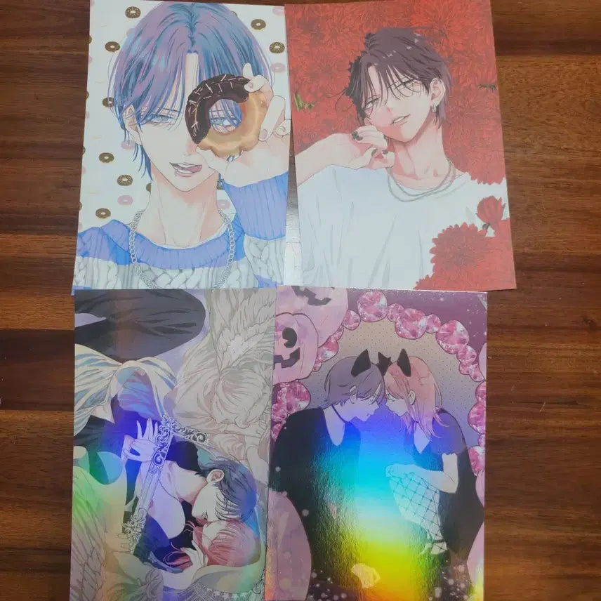 [BUNJANG] One-shot Illustration Bromide / 일본 순정만화 원화 봄폭풍 일러스트 브로마이드 하나또유메 lala 부록