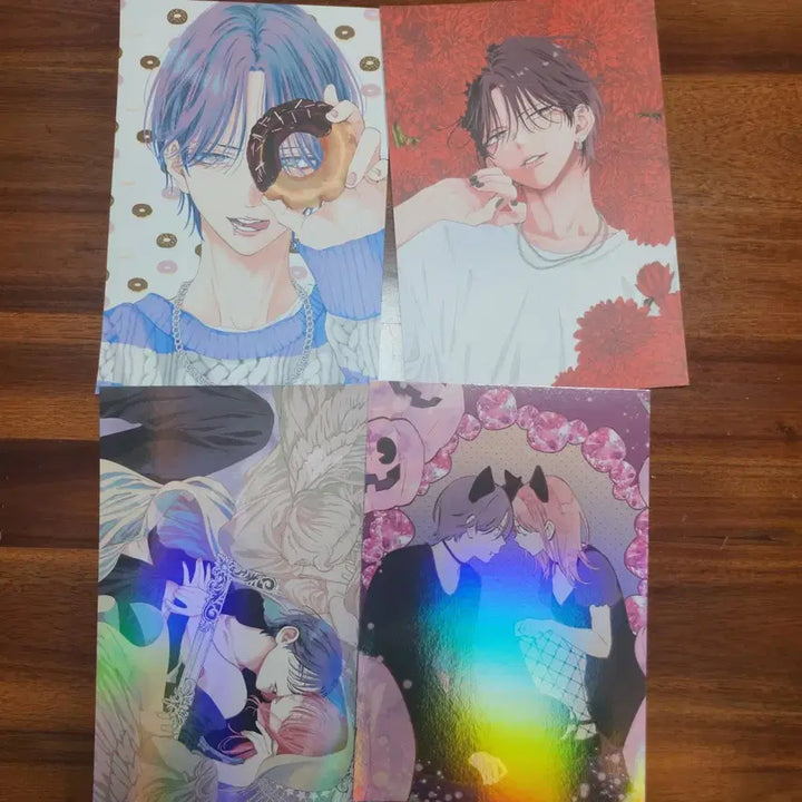 [BUNJANG] One-shot Illustration Bromide / 일본 순정만화 원화 봄폭풍 일러스트 브로마이드 하나또유메 lala 부록