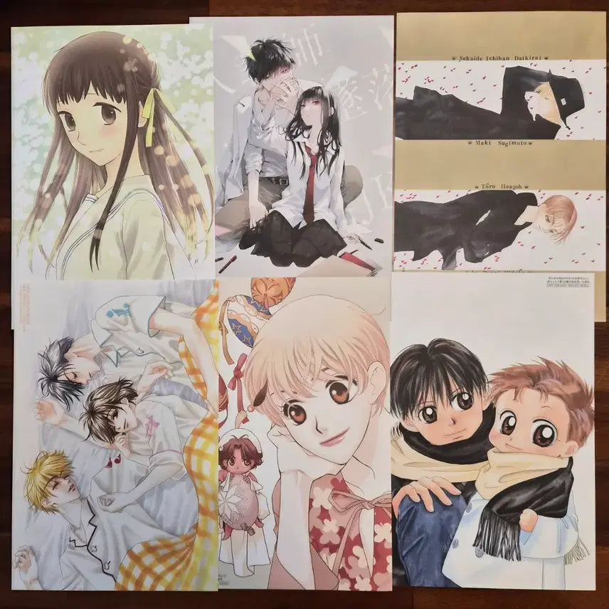 [BUNJANG] One-shot Illustration Bromide / 일본 순정만화 원화 봄폭풍 일러스트 브로마이드 하나또유메 lala 부록