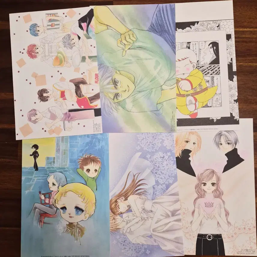[BUNJANG] One-shot Illustration Bromide / 일본 순정만화 원화 봄폭풍 일러스트 브로마이드 하나또유메 lala 부록