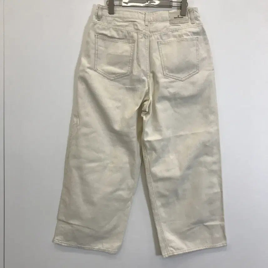 [BUNJANG] 86 Road One-Tuck Wide Cream Jeans / 86로드 원턱 와이드 크림진 [32인치]