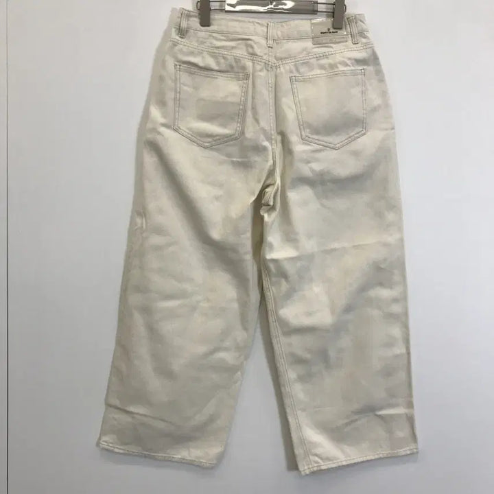 [BUNJANG] 86 Road One-Tuck Wide Cream Jeans / 86로드 원턱 와이드 크림진 [32인치]