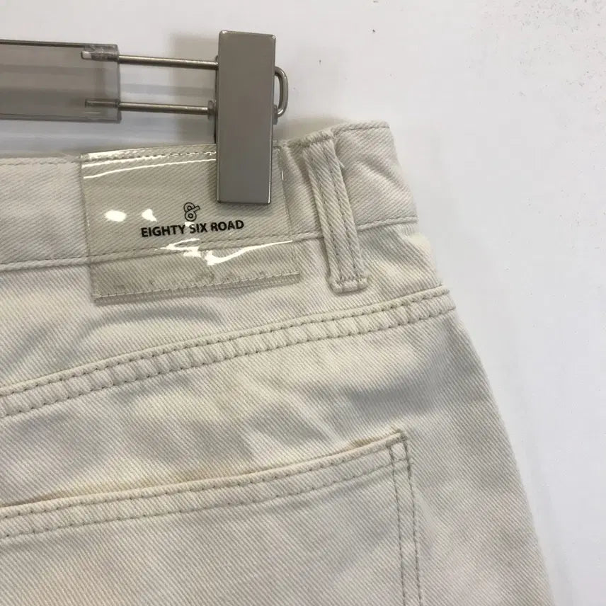 [BUNJANG] 86 Road One-Tuck Wide Cream Jeans / 86로드 원턱 와이드 크림진 [32인치]