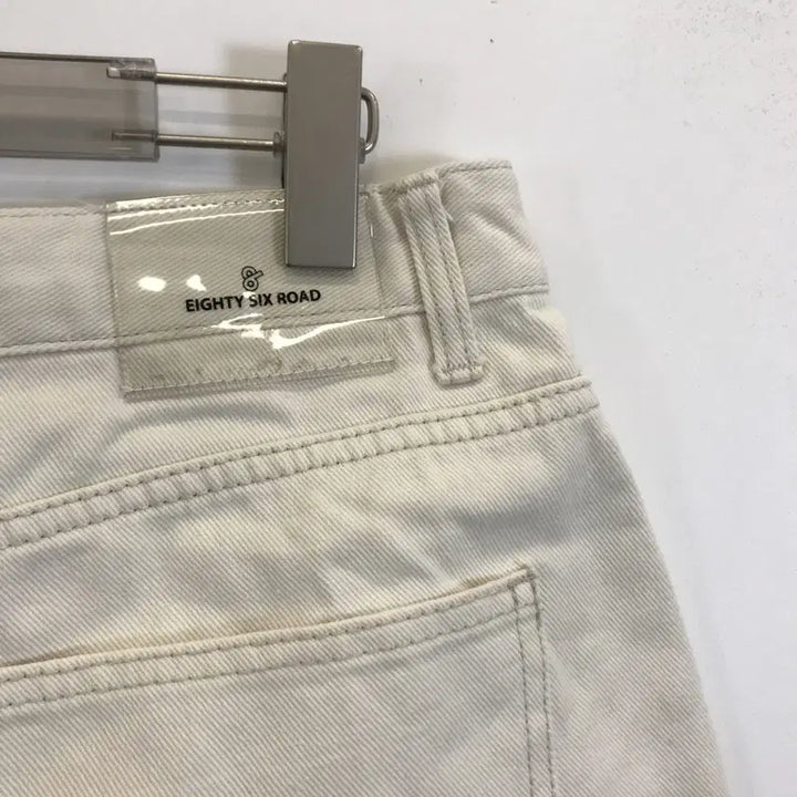 [BUNJANG] 86 Road One-Tuck Wide Cream Jeans / 86로드 원턱 와이드 크림진 [32인치]