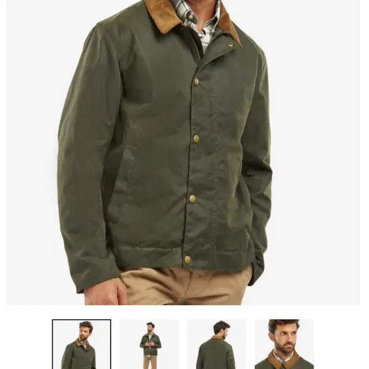 [BUNJANG] Barbour Milton Wax Jacket (Size: L) / 바버 밀턴 왁스 자켓 (사이즈: L, 100~105)