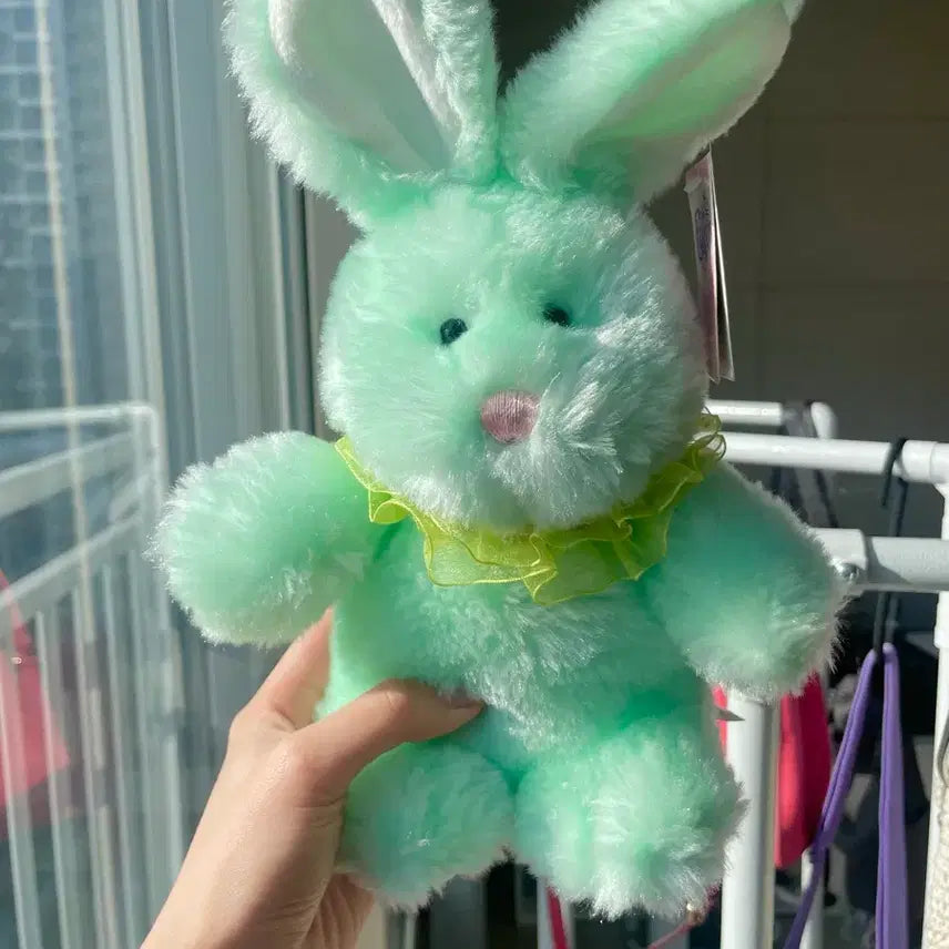 [BUNJANG] Vintage Lace Mint Easter Bunny Doll / 빈티지 레이스 민트 이스터 토끼 인형