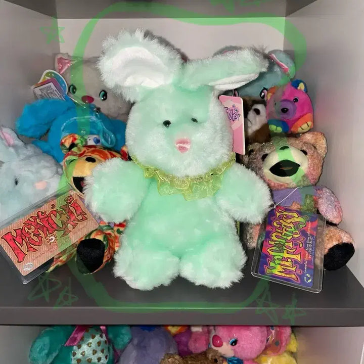 [BUNJANG] Vintage Lace Mint Easter Bunny Doll / 빈티지 레이스 민트 이스터 토끼 인형