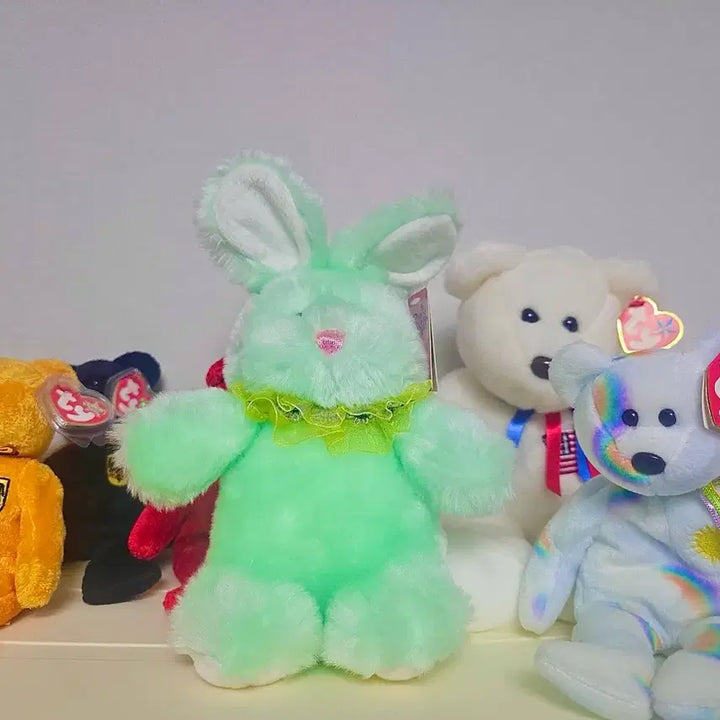 [BUNJANG] Vintage Lace Mint Easter Bunny Doll / 빈티지 레이스 민트 이스터 토끼 인형