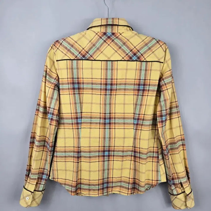 [BUNJANG] Beanpole Ladies Checkered Slim Shirt / [무료배송]빈폴 레이디스 90 여성 도톰하고 슬림한 체크 셔츠