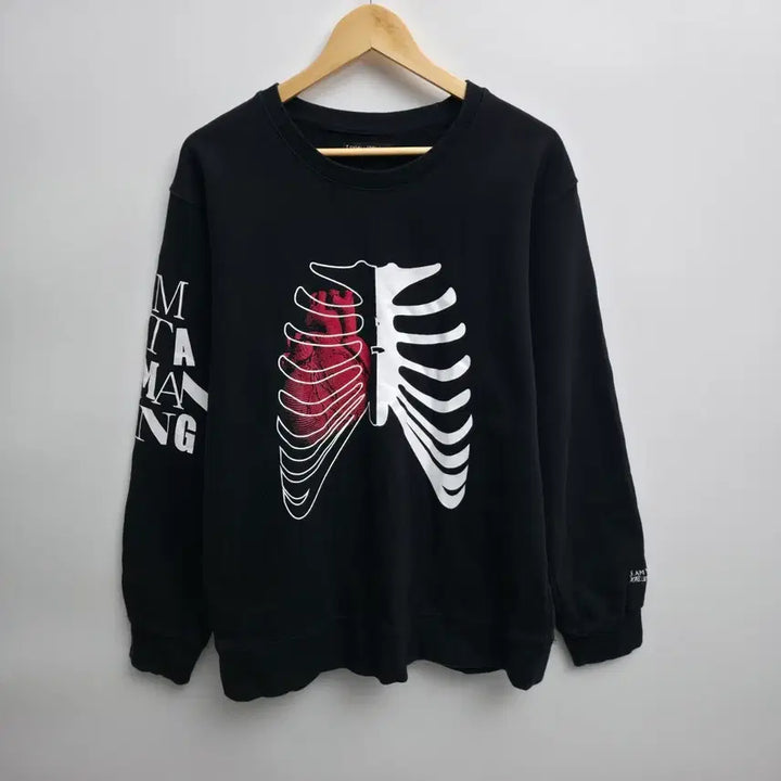 [BUNJANG] I AM NOT A HUMAN BEING Black Sweatshirt / [XL] 아이엠낫어휴먼빙 블랙 맨투맨