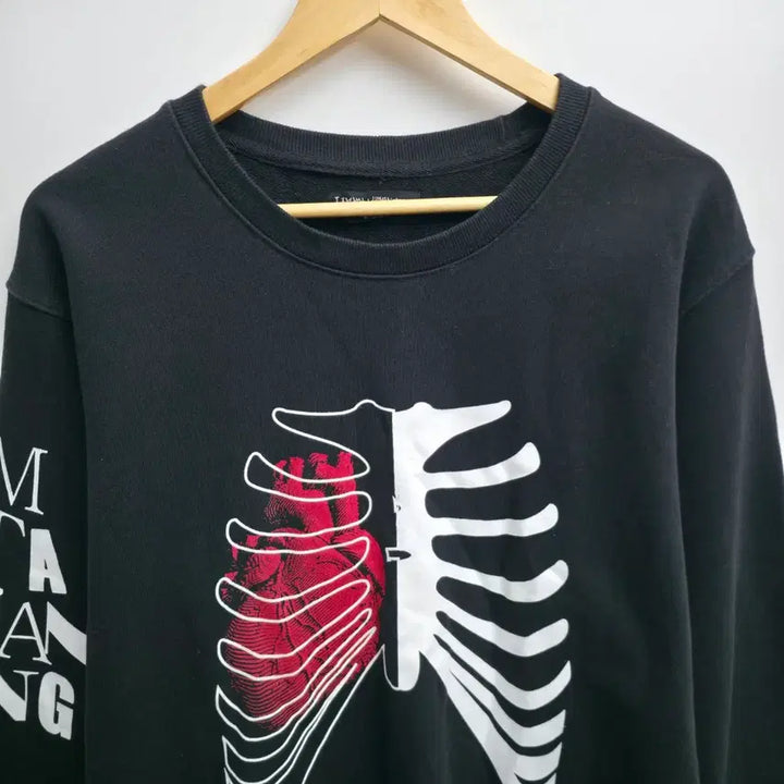 [BUNJANG] I AM NOT A HUMAN BEING Black Sweatshirt / [XL] 아이엠낫어휴먼빙 블랙 맨투맨