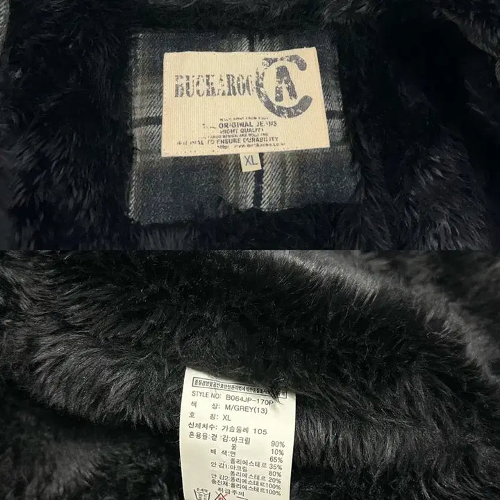 [BUNJANG] Buckaroo Vintage Check Sherpa Jacket / 버커루 buckaroo 빈티지 체크 쉐르파 자켓