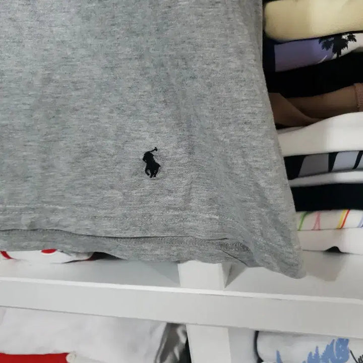 [BUNJANG] Polo Ralph Lauren Gray Short Sleeve T-shirt / 폴로 랄프로렌 회색 반팔 티셔츠