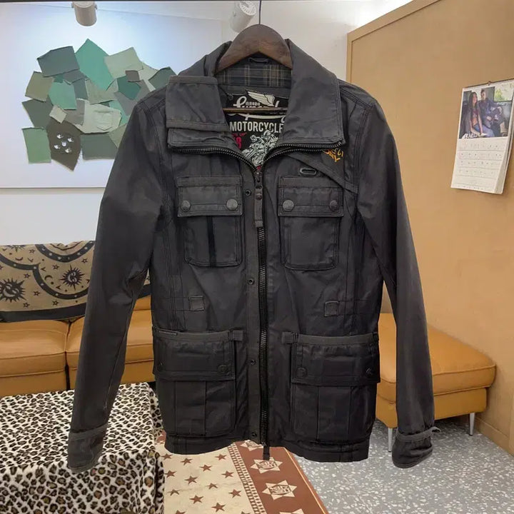 [SOLD OUT] 슈퍼드라이 스트릿 펑크 사파리 워크 헌팅 자켓 S C09578