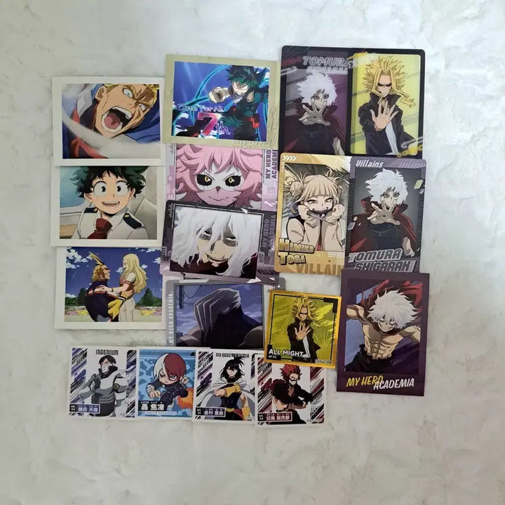 [BUNJANG] My Hero Academia Clear Pacha Snap Card Bundle Set / 나의 히어로 아카데미아 클리어 파샤 스냅 카드 굿즈 일괄 나히아 히로아카