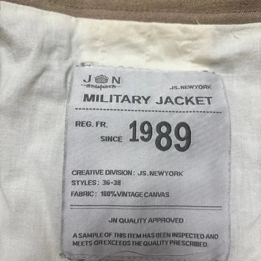 [BUNJANG] JS New York Military Vintage Field Jacket / 빈티지 js 뉴욕 밀리터리 야상 자켓