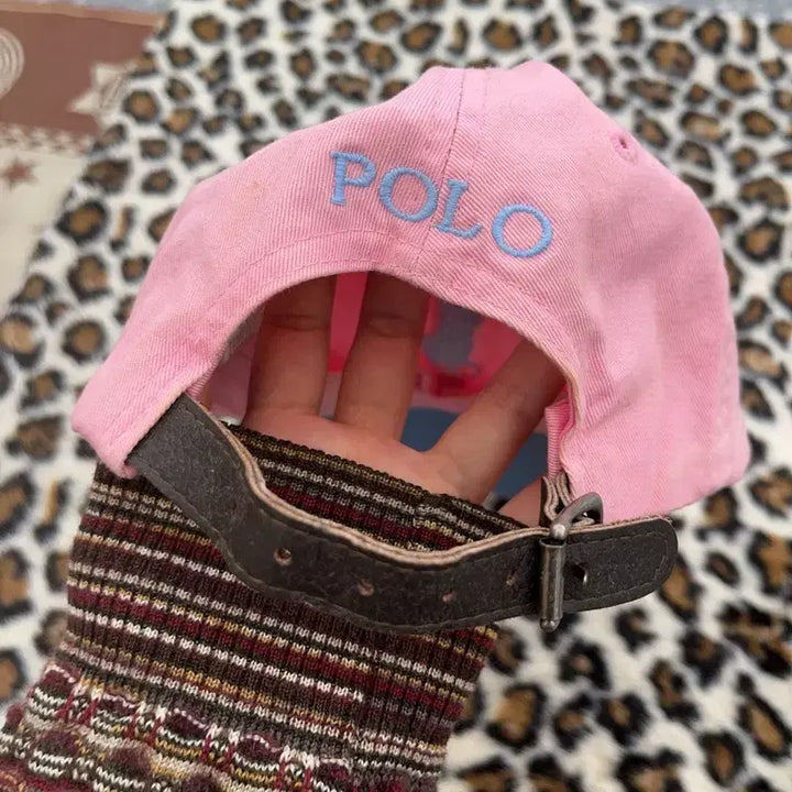 [BUNJANG] Polo Ralph Lauren Y2K Vintage Pink Ball Cap / 폴로 랄프로렌 Y2K 빈티지 딸기우유 핑크 볼캡 00 C09603
