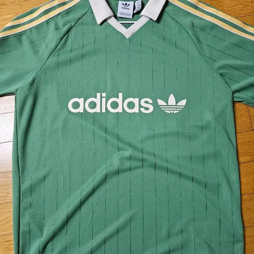 [BUNJANG] Adidas Stripe Jersey Green XL / 아디다스 스트라이프 저지 그린 xl