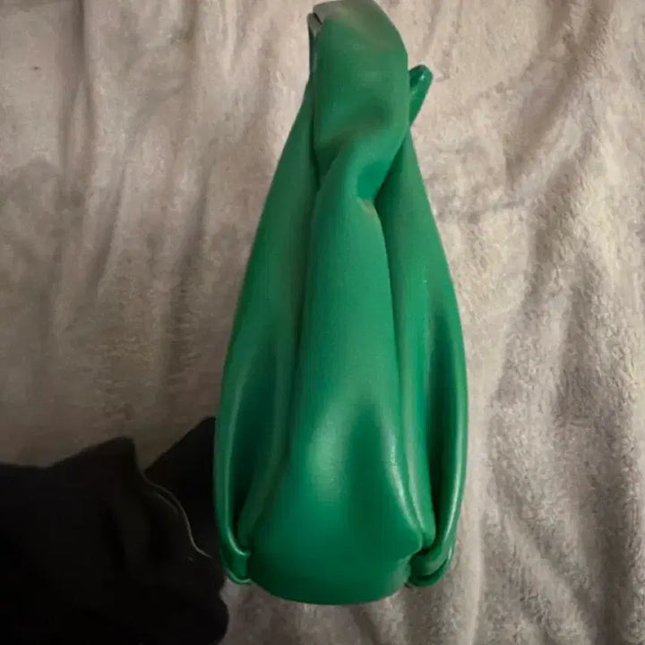[BUNJANG] Green Shirring Mini Bag / Y2K 그린 셔링 호보백 미니 숄더백