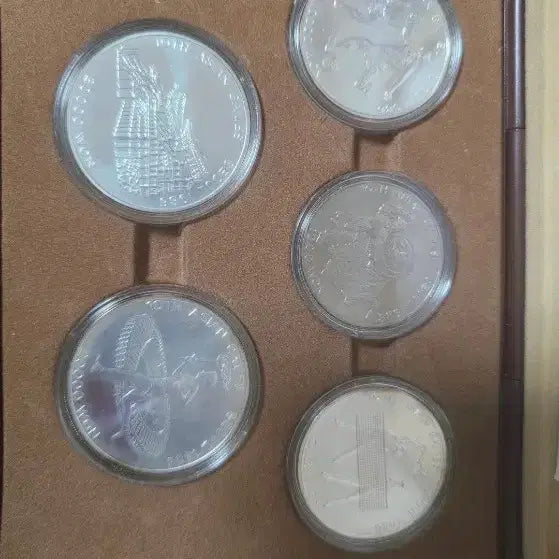 [BUNJANG] 1986 Seoul Asian Games Commemorative Coin 5-Type Set / 1986 서울 아시안게임 기념주화 5종 세트