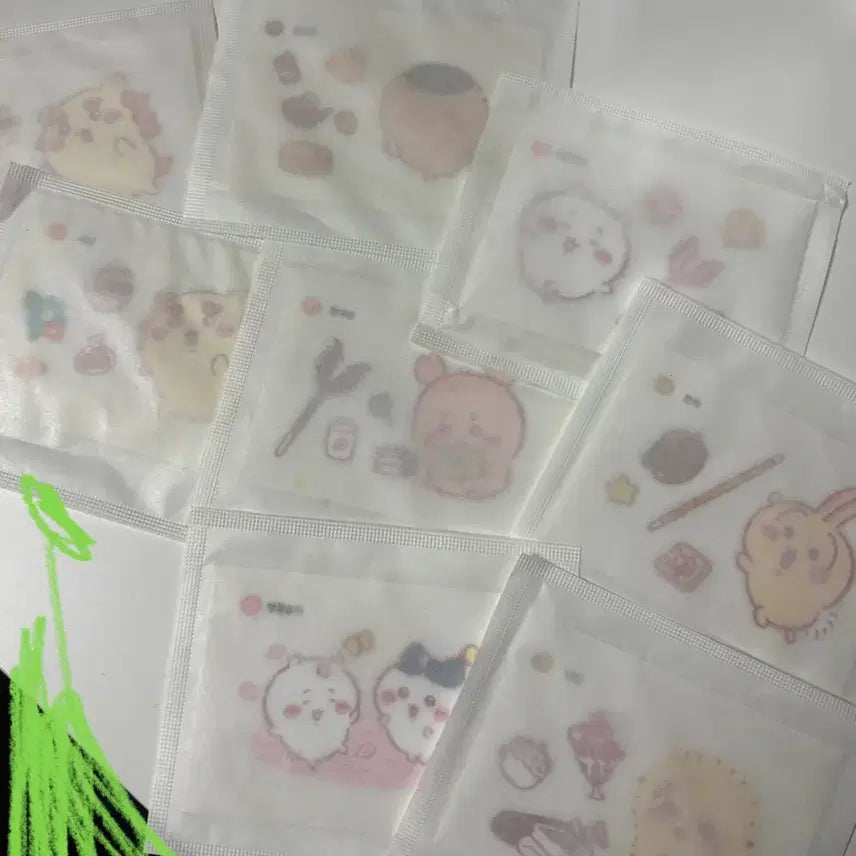 [BUNJANG] Chiikawa Bagel Chip Big Sticker Bundle / 치이카와 베이글칩 빅띠부씰 일괄 판매합니다 먼작귀