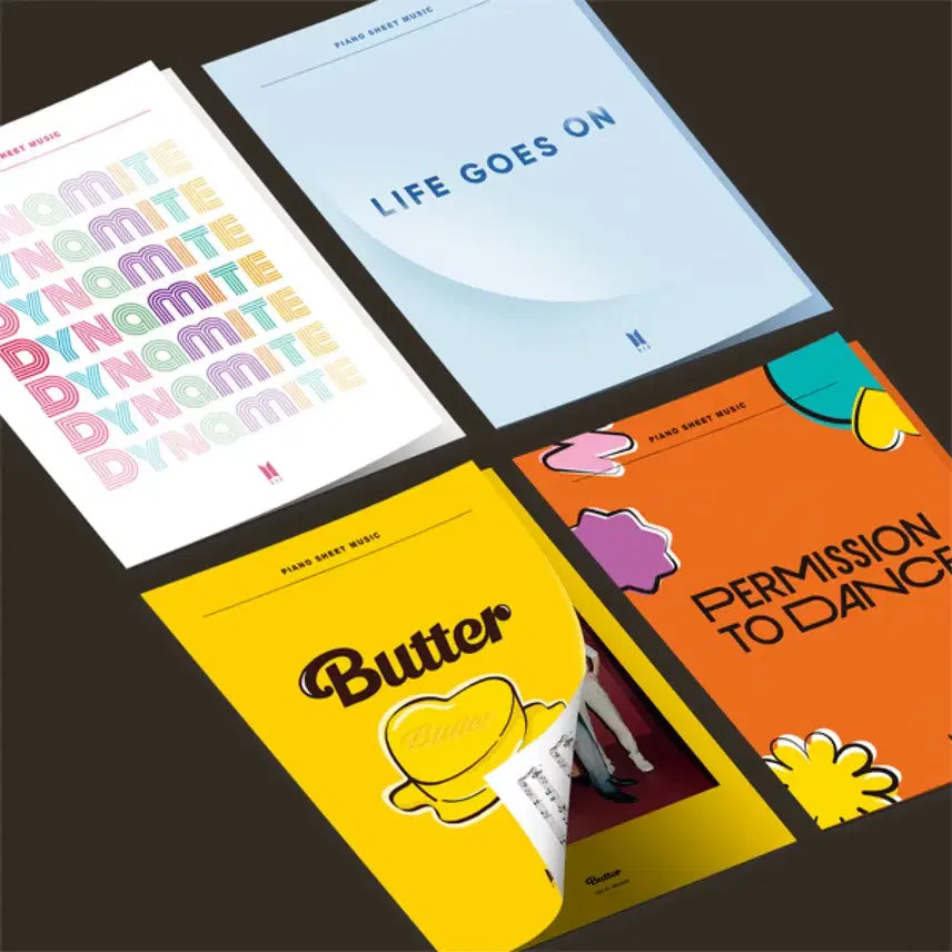 [BUNJANG] BTS Piano Sheet Music Package / 방탄 BTS 피아노 악보 패키지