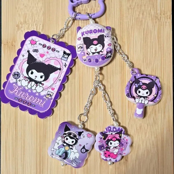 [BUNJANG] Kuromi Hello Kitty Keychain / [핸드메이드] 쿠로미 키링