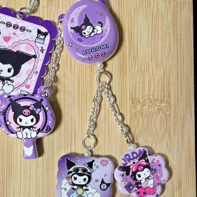 [BUNJANG] Kuromi Hello Kitty Keychain / [핸드메이드] 쿠로미 키링
