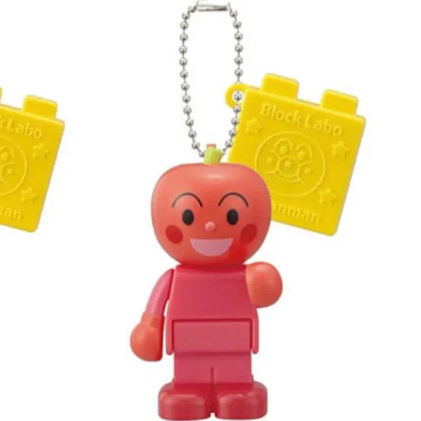 [BUNJANG] Anpanman Ringo-chan Swing Block Figure / 호빵맨 블록 스윙 가챠 사과양 링고짱