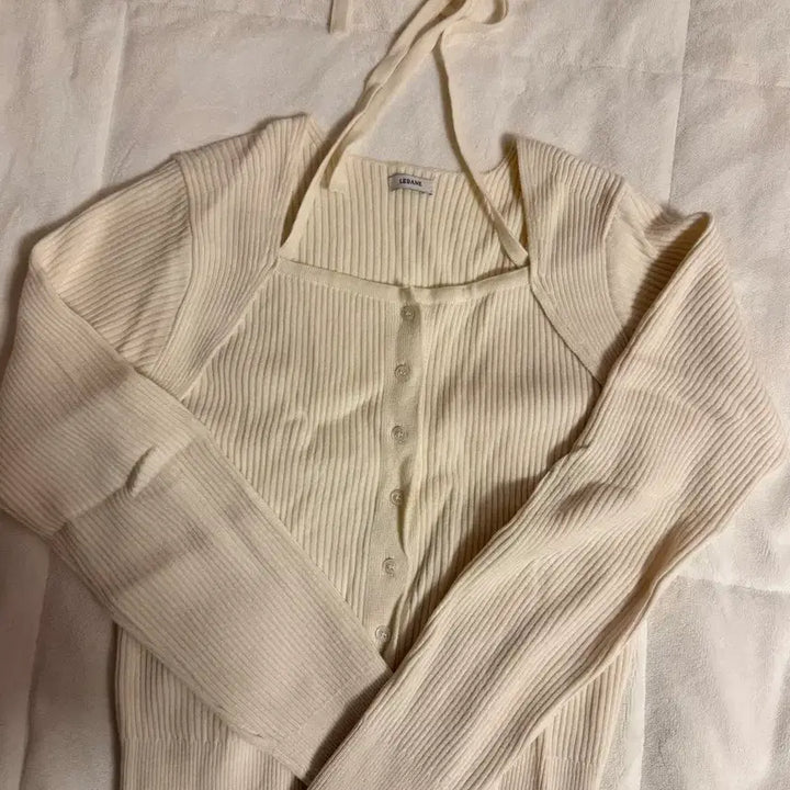 [BUNJANG] LEBANE Ivory Knit Cardigan / 니트가디건