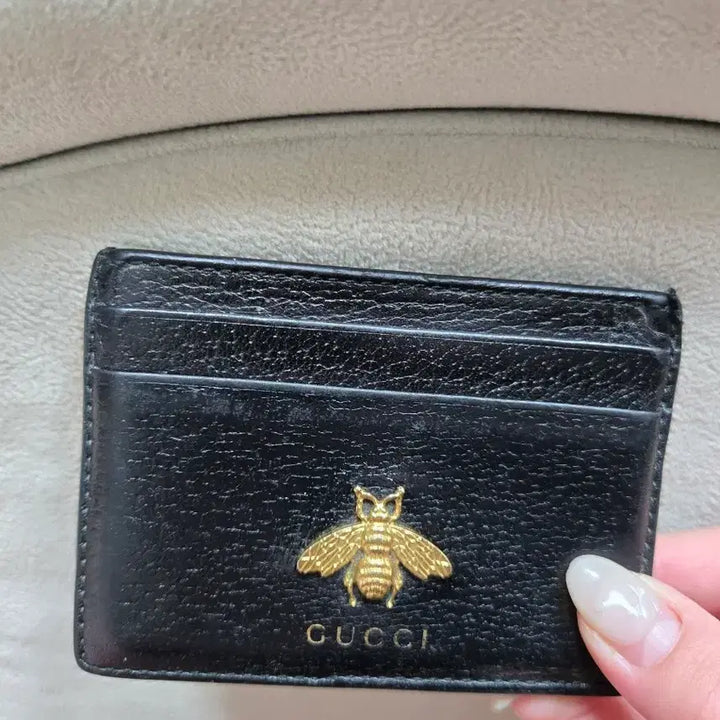 [BUNJANG] Gucci Black Card Holder / 구찌 카드지갑