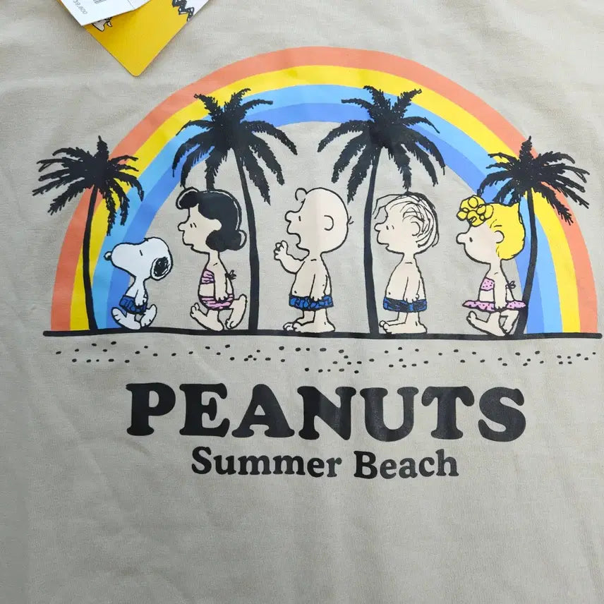 [BUNJANG] Peanuts Franks Tone Snoopy Long T-Shirt Dress Size 90 / 피너츠 프랭크스톤 롱 스누피 티셔츠 원피스 90 (새상품)