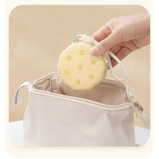 [BUNJANG] Yellow Cushion Air Puff Case / 쿠션 에어 퍼프 케이스 보관함 옐로우