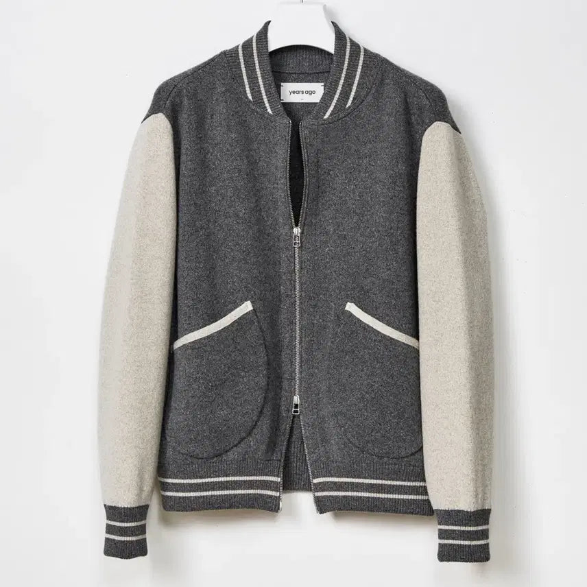 [BUNJANG] EARLY YEARS AGO Merino Wool Knit Zip-Up / 이얼즈어고 메리노울 니트 집업