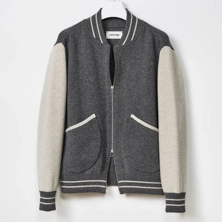 [BUNJANG] EARLY YEARS AGO Merino Wool Knit Zip-Up / 이얼즈어고 메리노울 니트 집업