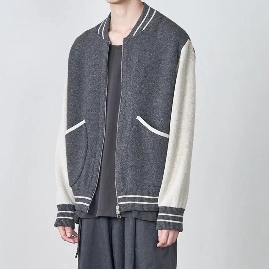 [BUNJANG] EARLY YEARS AGO Merino Wool Knit Zip-Up / 이얼즈어고 메리노울 니트 집업