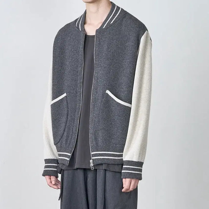 [BUNJANG] EARLY YEARS AGO Merino Wool Knit Zip-Up / 이얼즈어고 메리노울 니트 집업