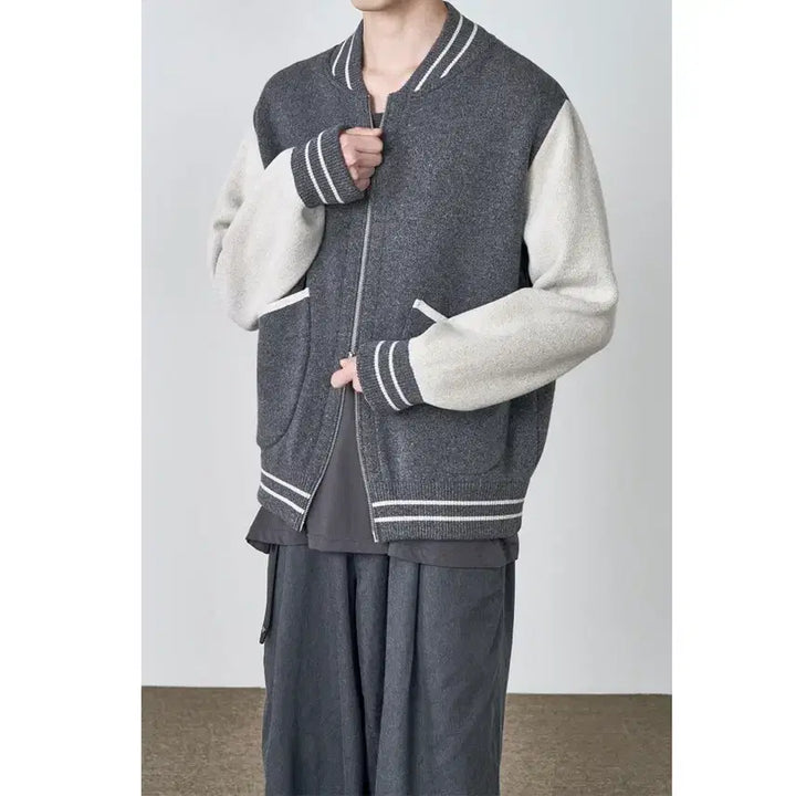 [BUNJANG] EARLY YEARS AGO Merino Wool Knit Zip-Up / 이얼즈어고 메리노울 니트 집업