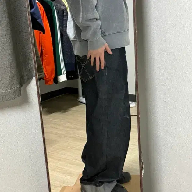 [BUNJANG] Overcast Washed Cotton Sweatshirt / 오버케스트 맨투맨