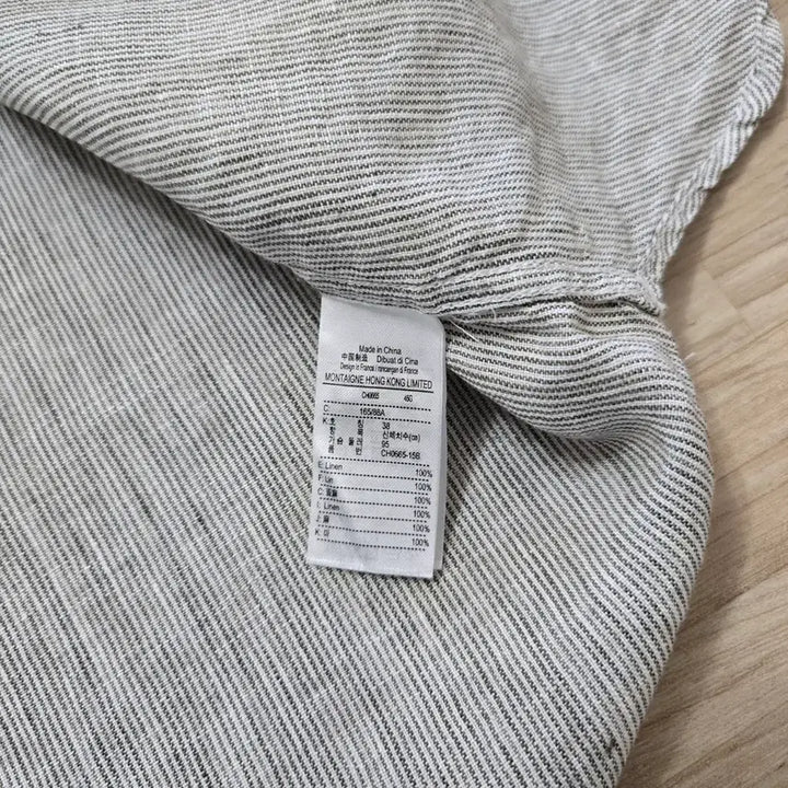 [SOLD OUT] 90) 라코스테 린넨 스트라이프 긴팔 셔츠