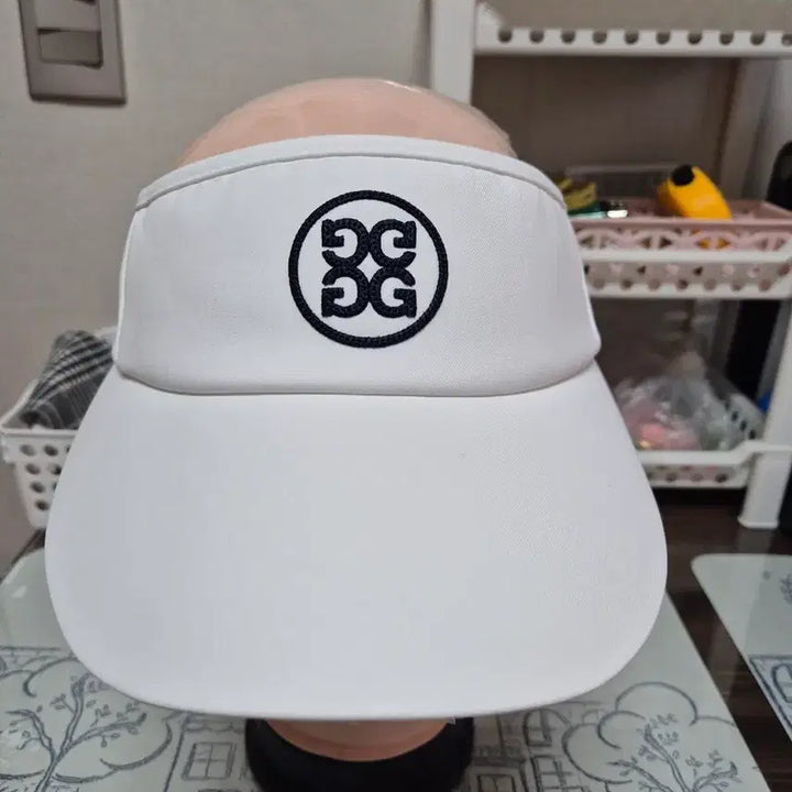 [BUNJANG] G/FORE White Sun Cap / 지포어 GFORE 화이트 썬캡