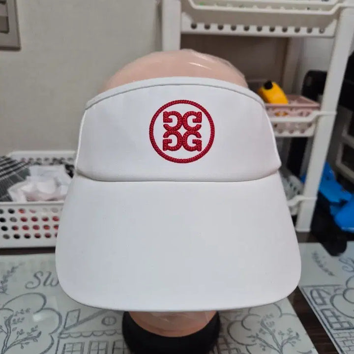 [BUNJANG] G/FORE White Sun Cap / 지포어 GFORE 화이트 썬캡