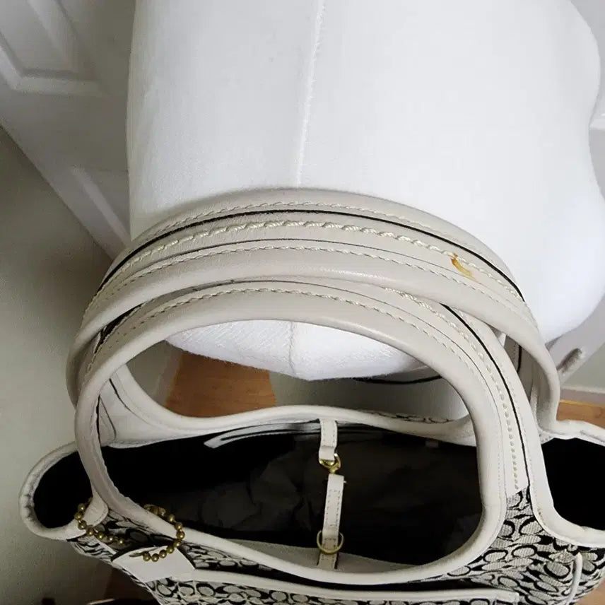 [BUNJANG] Coach Fabric and Leather Tote/Shoulder Bag / 상태굿 )코치 숄더, 토트백