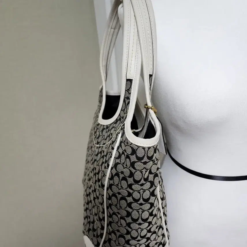[BUNJANG] Coach Fabric and Leather Tote/Shoulder Bag / 상태굿 )코치 숄더, 토트백