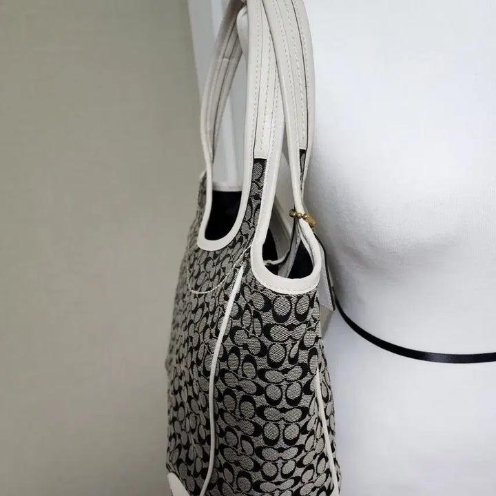 [BUNJANG] Coach Fabric and Leather Tote/Shoulder Bag / 상태굿 )코치 숄더, 토트백